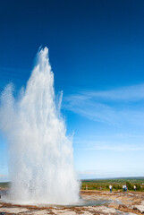 Strokkur, Geyser in nature in Iceland