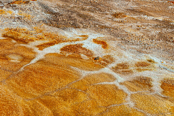 Námaskarð earns its notoriety chiefly because of its sulphurous mud springs called solfataras and steam springs called fumaroles. 