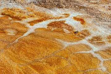 Námaskarð earns its notoriety chiefly because of its sulphurous mud springs called solfataras and steam springs called fumaroles. 