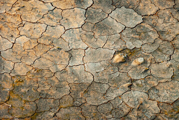 cracked ground with cracks, its notoriety chiefly because of its sulphurous mud springs called solfataras and steam springs called fumaroles.