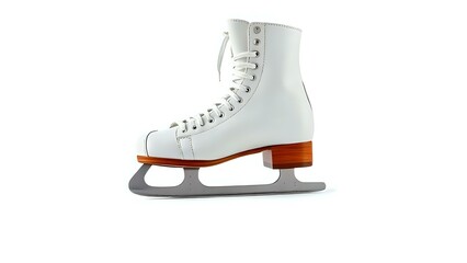 Ice Skates on White Background