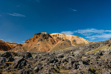 Landmannalaugar, mountain in highland in Iceland