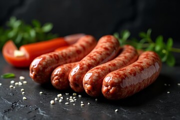  Deliciously grilled sausage ready to be savored