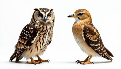  Two owls one night  A study in nocturnal beauty