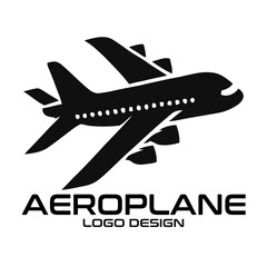 Aeroplane Vector Logo Design