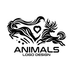 Animals Vector Logo Design