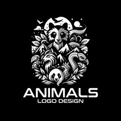 Animals Vector Logo Design