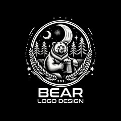 Bear Vector Logo Design