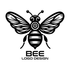 Bee Vector Logo Design