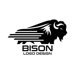 Bison Vector Logo Design