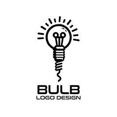 Bulb Vector Logo Design