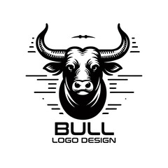 Bull Vector Logo Design