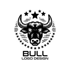 Bull Vector Logo Design