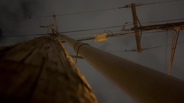 Powerlines and Generator filmed in Austin, Texas 11/2/2024 