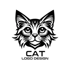 Cat Vector Logo Design