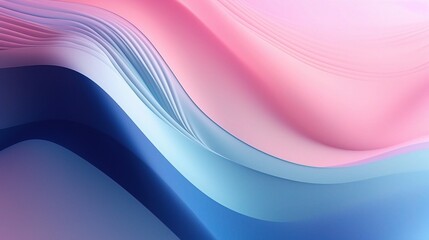 Colorful Abstract Waves in 3D Design