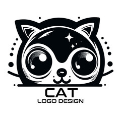 Cat Vector Logo Design