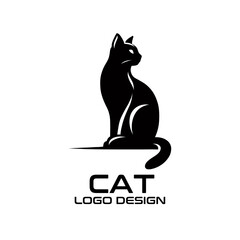 Cat Vector Logo Design