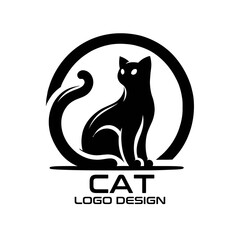 Cat Vector Logo Design