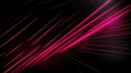 Abstract Pink Light Lines on Dark Background