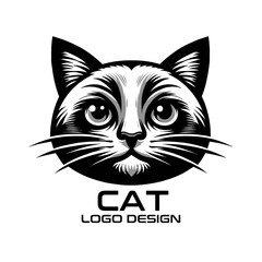 Cat Vector Logo Design