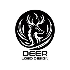 Deer Vector Logo Design