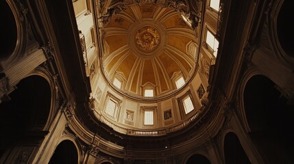 Stunning Dome Interior Architecture Perspective