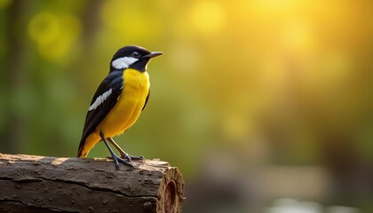 Fototapeta premium Bird of Paradise A moment of serenity in nature