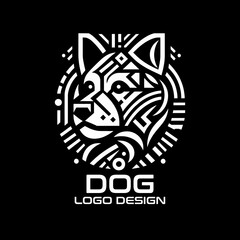 Dog Vector Logo Design 