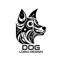 Dog Vector Logo Design 
