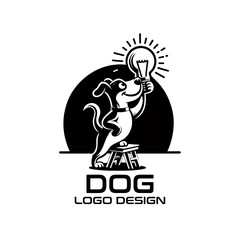 Dog Vector Logo Design 