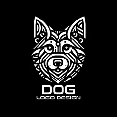 Dog Vector Logo Design 