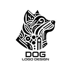 Dog Vector Logo Design 