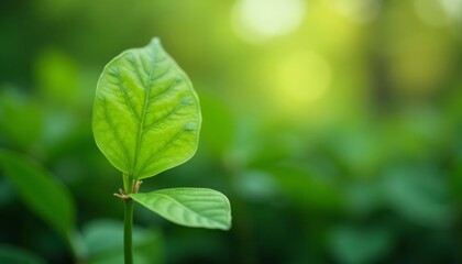  Freshness of nature captured in a single leaf