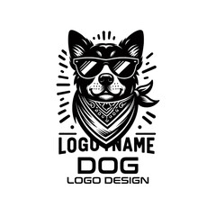 Dog Vector Logo Design 