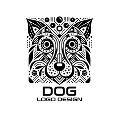 Dog Vector Logo Design 
