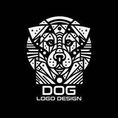 Dog Vector Logo Design 
