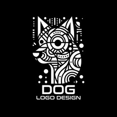 Dog Vector Logo Design 
