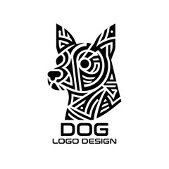 Dog Vector Logo Design 