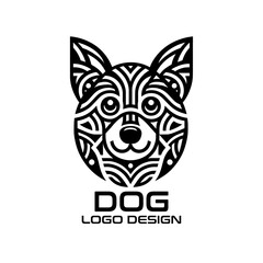 Dog Vector Logo Design 