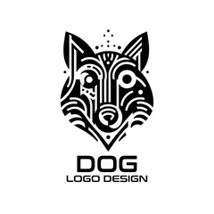 Dog Vector Logo Design 
