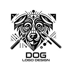 Dog Vector Logo Design 