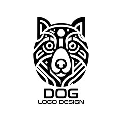 Dog Vector Logo Design 