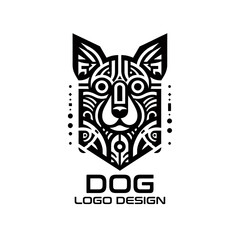 Dog Vector Logo Design 