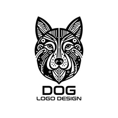 Dog Vector Logo Design 