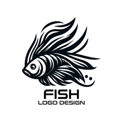Fototapeta premium Fish Vector Logo Design