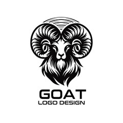 Goat Vector Logo Design