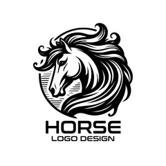Horse Vector Logo Design