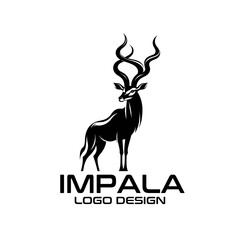 Impala Vector Logo Design