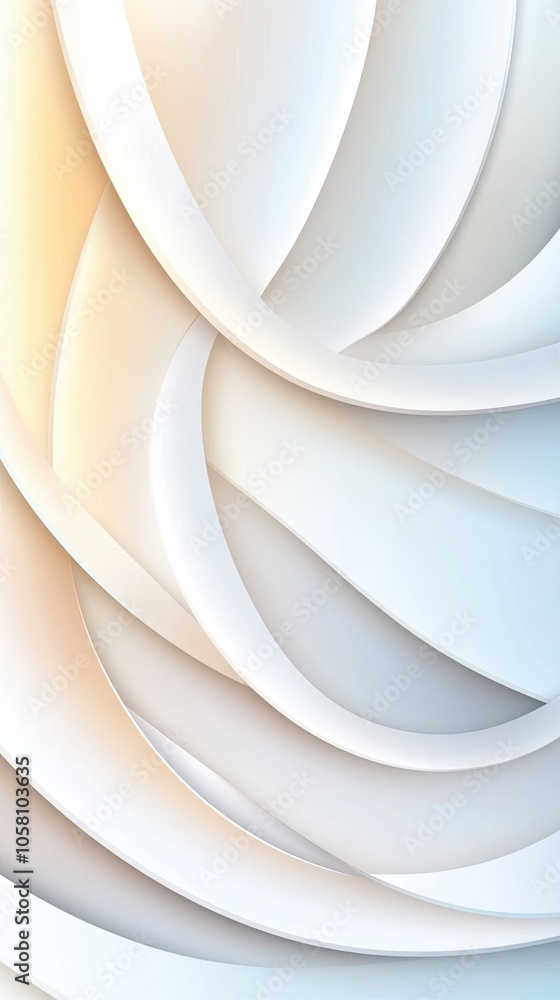 Poster exploring minimalist geometry on a high-quality gray background for contemporary web design